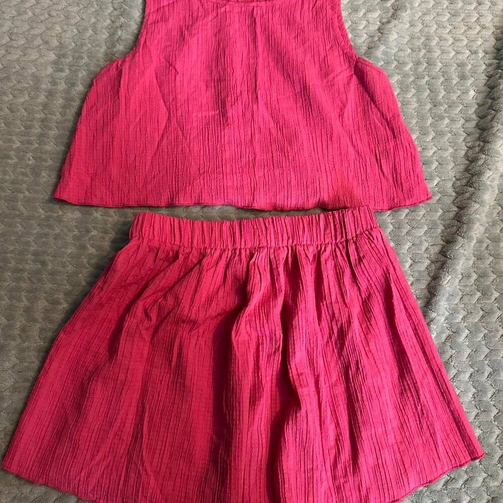 Shein Women's Pink and Red Jumpsuit